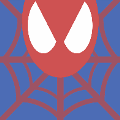 icomania:Red spider in web.