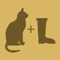 icomania:A cat sitting with a plus sign next to it and a boot
