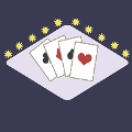 icomania:Cards on a poker table.